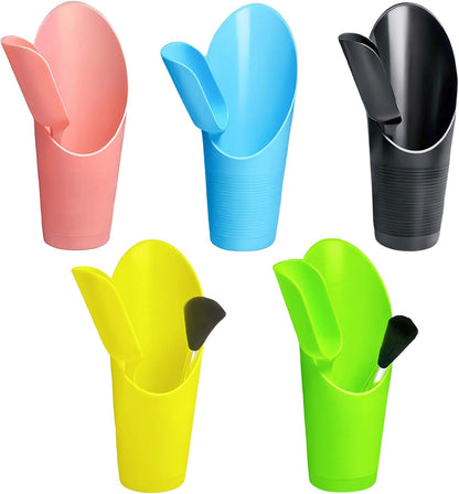 12PCS Bonsai Soil Scoop Set, Plastic Garden Scoops, Mini Potting Shovel