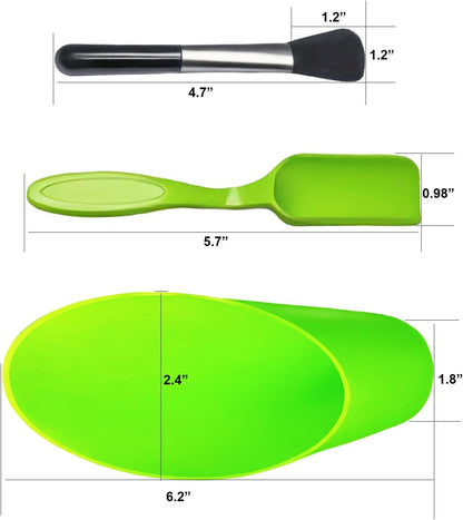 12PCS Bonsai Soil Scoop Set, Plastic Garden Scoops, Mini Potting Shovel