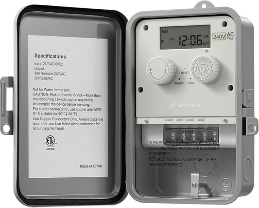 Outdoor Digital Pool Pump Timer