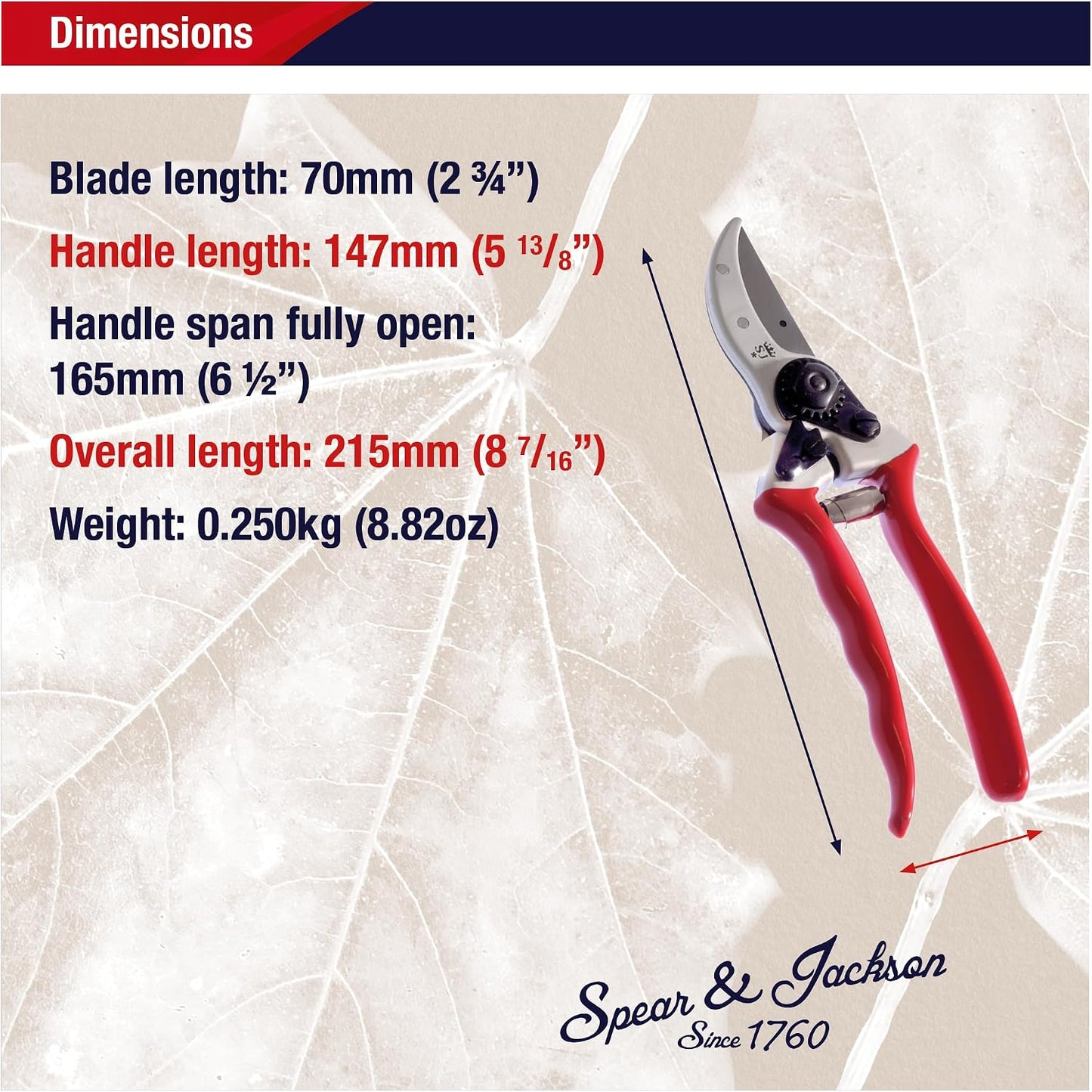 6959BS Razorsharp Professional Ergonomic Handle Bypass Pruner