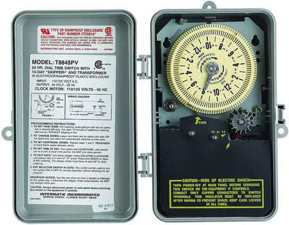 T8845PV Mechanical Irrigation Timer, SPST 125V