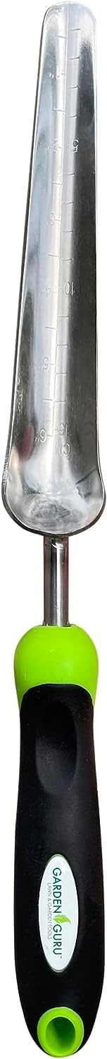 Seed Planting Shovel Trowel Transplanter Widger – Stainless Steel – Rust Resistant - Ergonomic Handle – Perfect Hand Dibber Seedling Bulb Planter Tool for Gardening Planting Transplanting