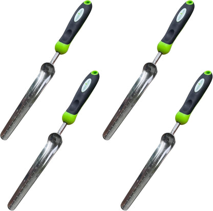 Seed Planting Shovel Trowel Transplanter Widger – Stainless Steel – Rust Resistant - Ergonomic Handle – Perfect Hand Dibber Seedling Bulb Planter Tool for Gardening Planting Transplanting