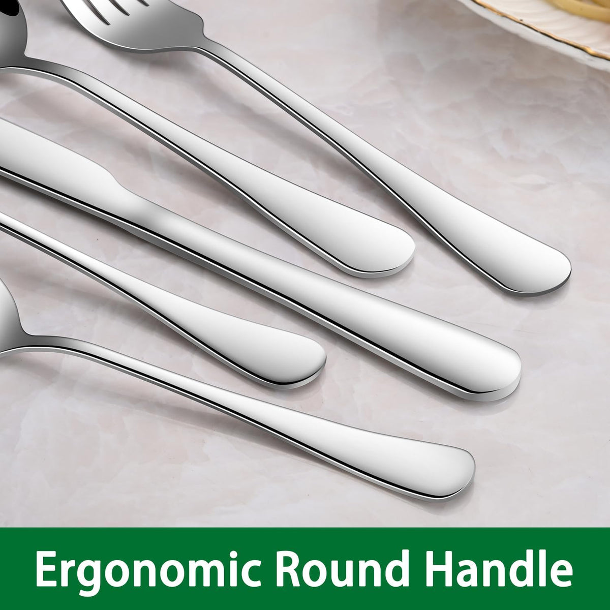 16-Piece 8 Inches Dinner Forks Set,Durable Stainless Steel Table Forks,Dishwasher Safe Silverware Main Fork Service For Home Restaurant,Silverware Fork