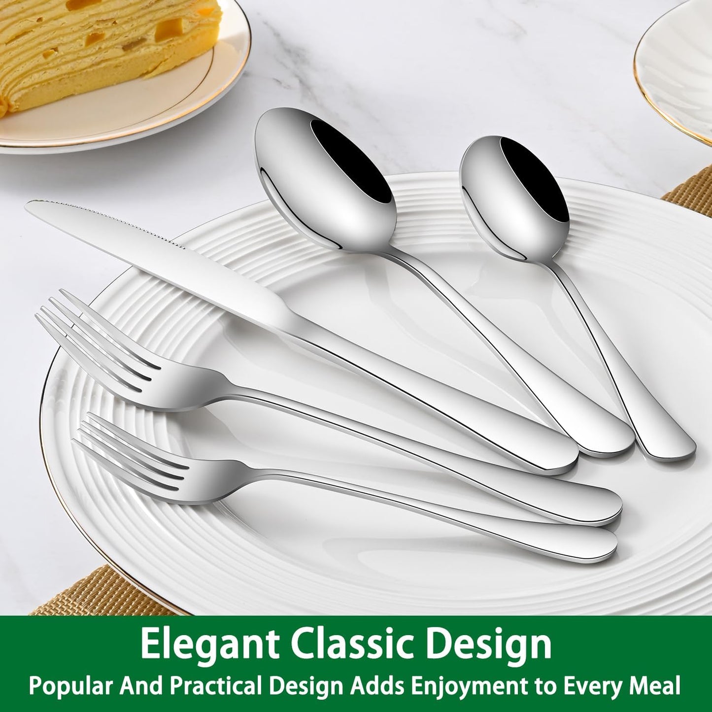 16-Piece 8 Inches Dinner Forks Set,Durable Stainless Steel Table Forks,Dishwasher Safe Silverware Main Fork Service For Home Restaurant,Silverware Fork