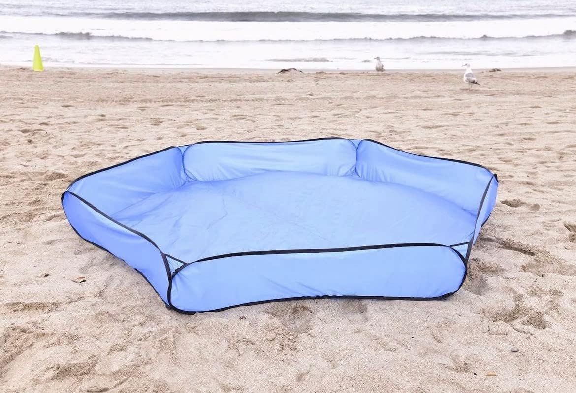 Outdoor Ground Cover, Polyester, 52 Square inches (Blue/White)