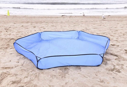 Outdoor Ground Cover, Polyester, 52 Square inches (Blue/White)