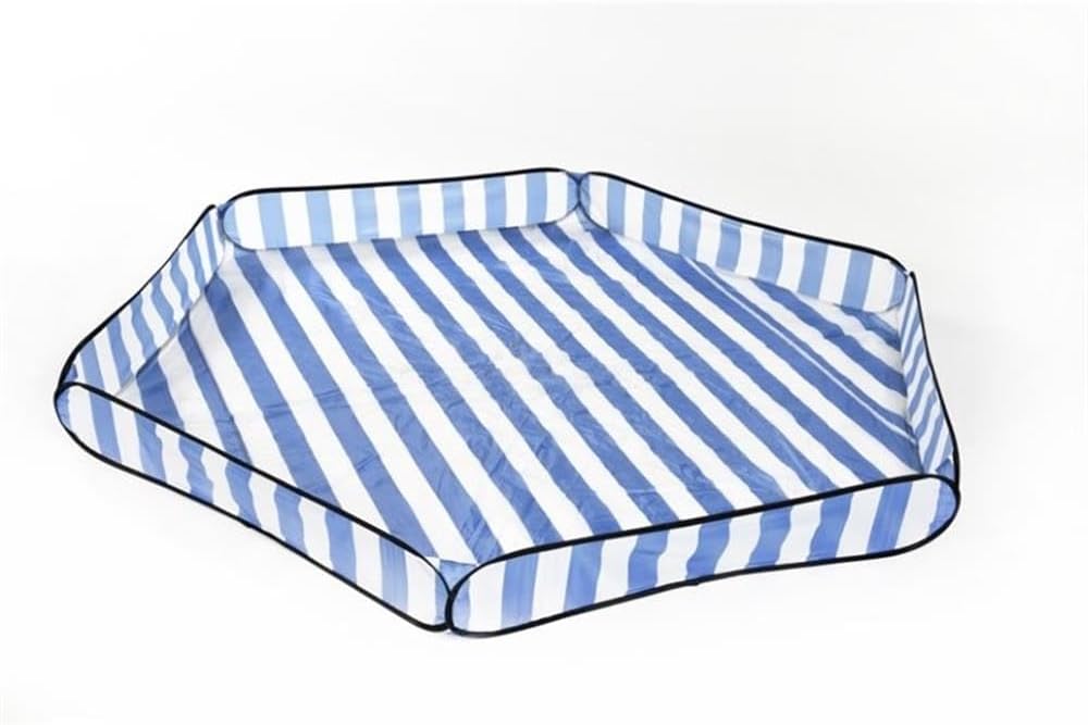 Outdoor Ground Cover, Polyester, 52 Square inches (Blue/White)
