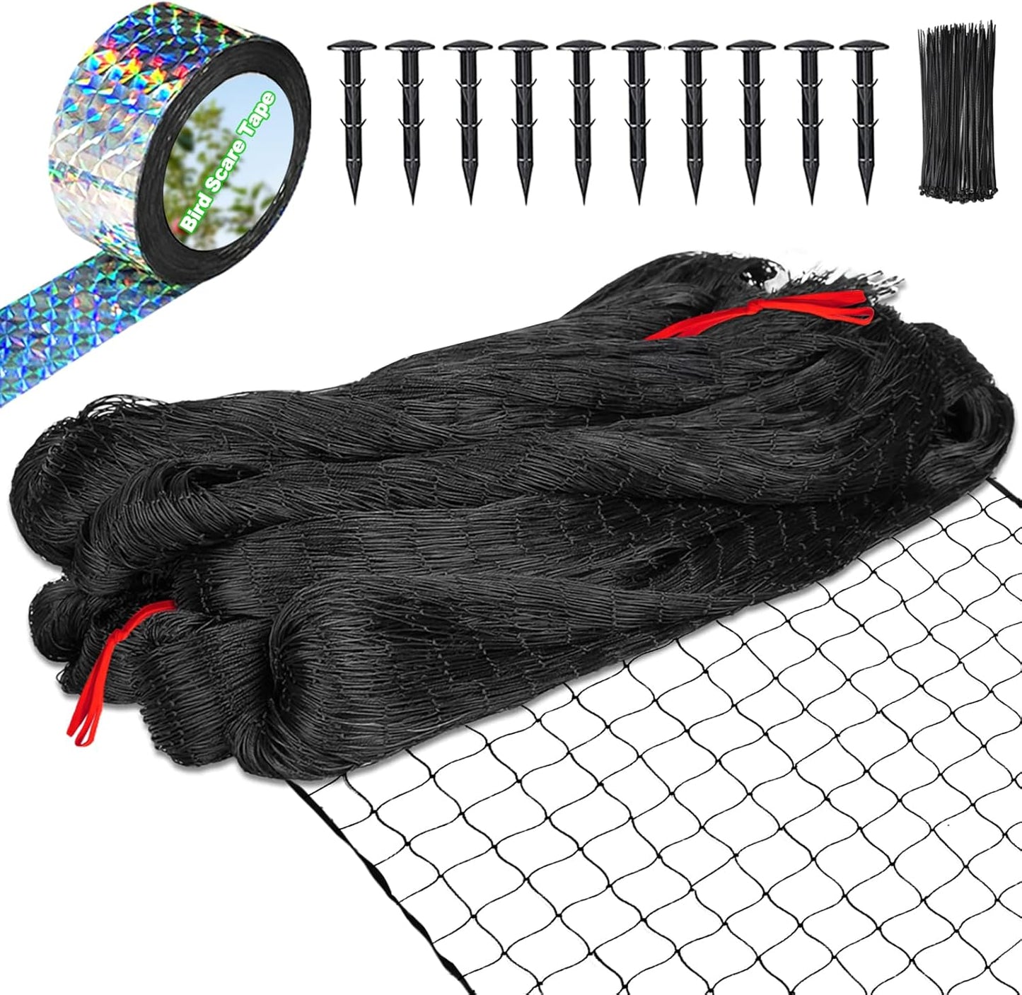 Bird Netting for Chicken Coop 25'x25', Poultry Netting, 3/4" Mesh