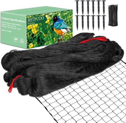 Bird Netting for Chicken Coop 25'x25', Poultry Netting, 3/4" Mesh