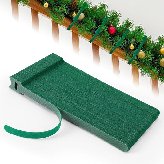 100 Pcs Christmas Garland Ties 7.87Inch Adjustable Garland Twist Ties Green