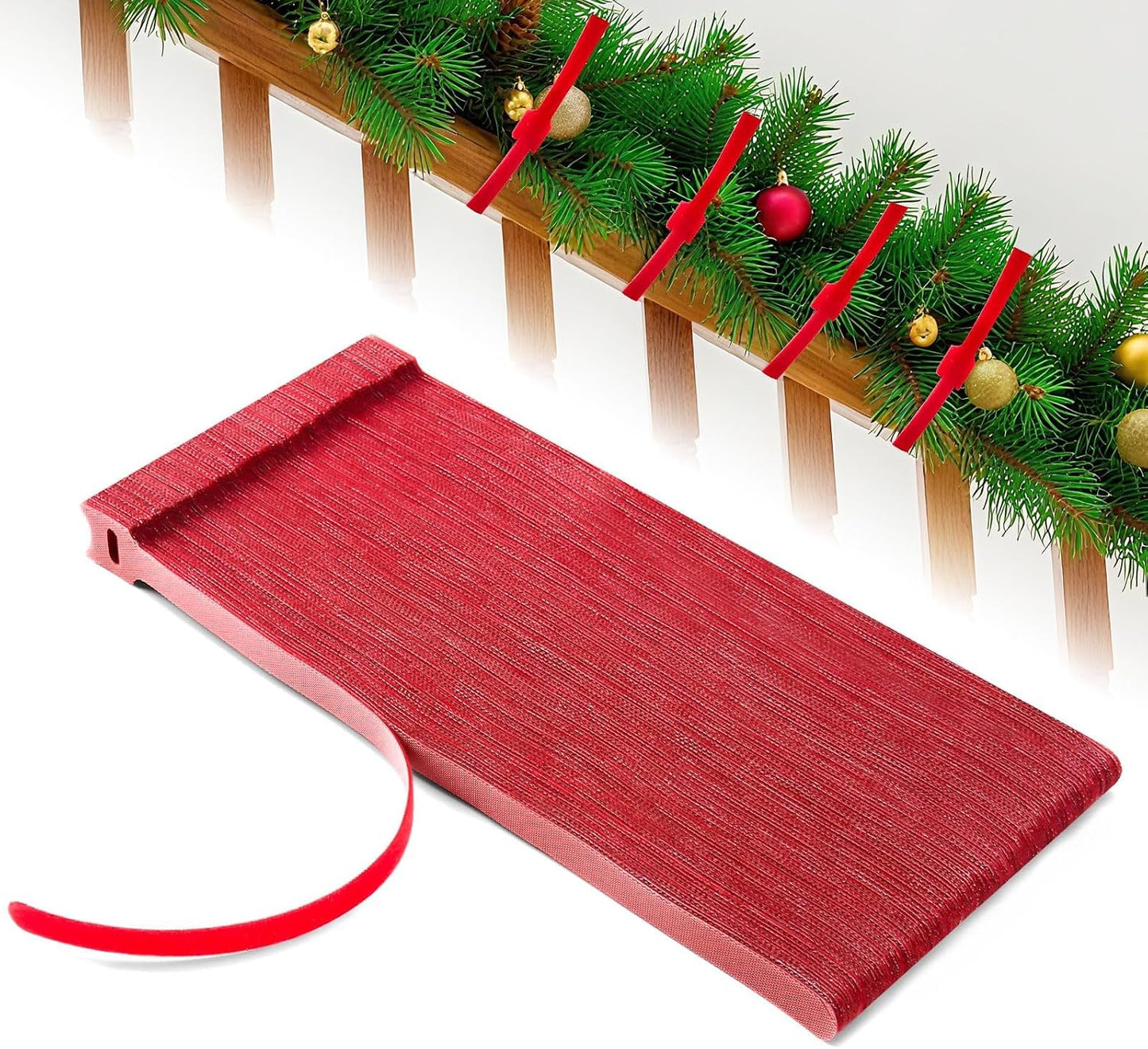 100 Pcs Christmas Garland Ties 7.87Inch Adjustable Garland Twist Ties Green