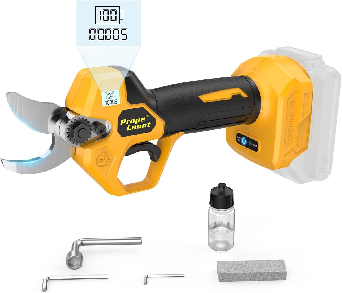 Pruning Shears Compatible with Dewalt 20V Battery, SK5 Blade, 0.8-1.5" Cut