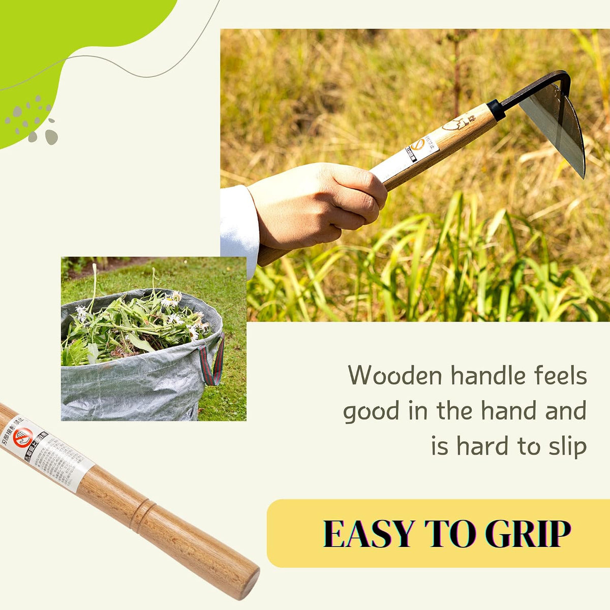 Japanese Gardening Tool Hand Weeder Made in Japan Ambidextrous
