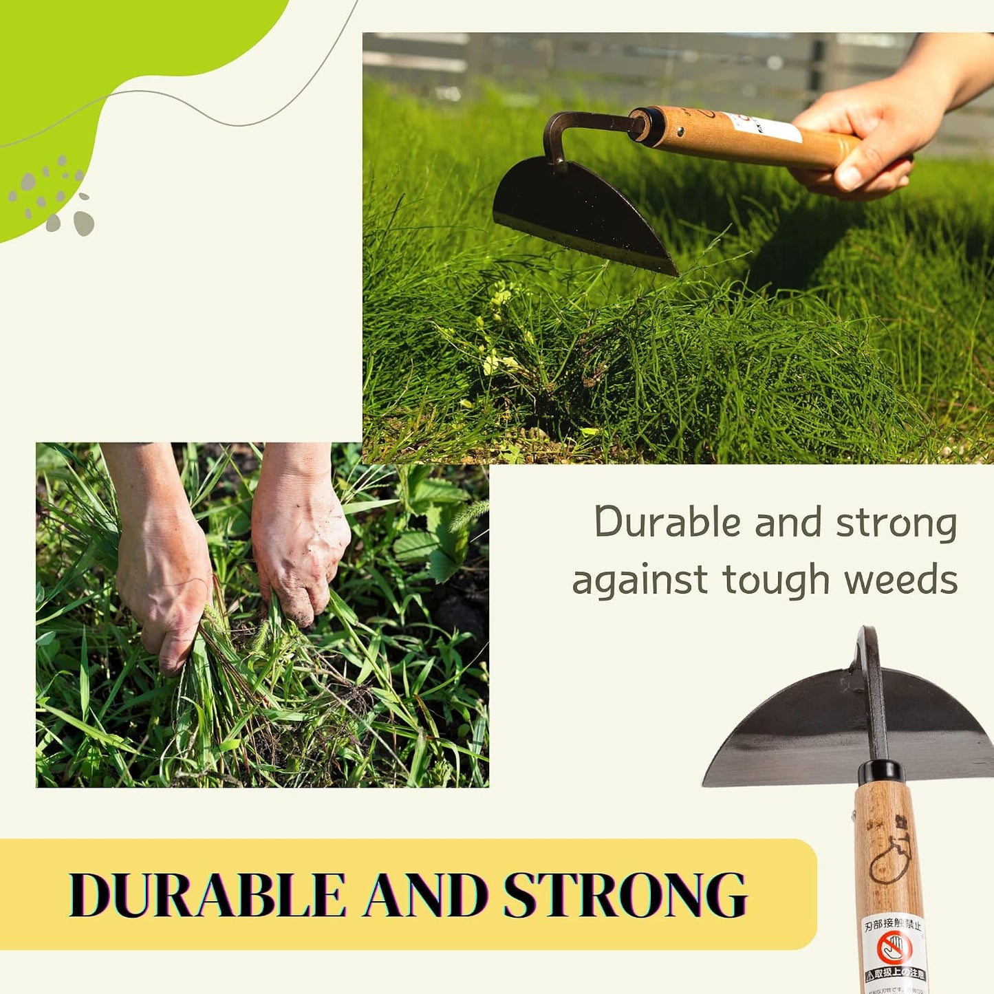 Japanese Gardening Tool Hand Weeder Made in Japan Ambidextrous