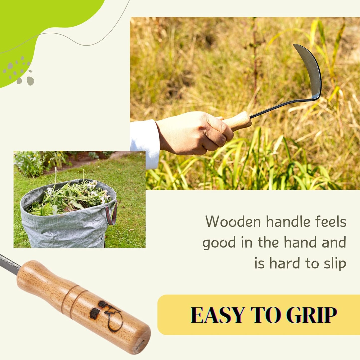 Japanese Gardening Tool Hand Weeder Made in Japan Ambidextrous