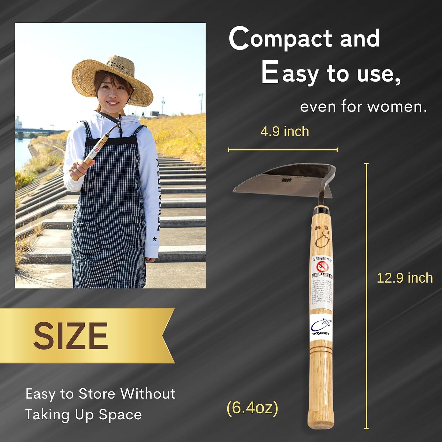 Japanese Gardening Tool Hand Weeder Made in Japan Ambidextrous
