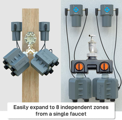LinkTap D1 2-Zone Sprinkler Timer (Req. Gateway), Fault Detection & Alerts