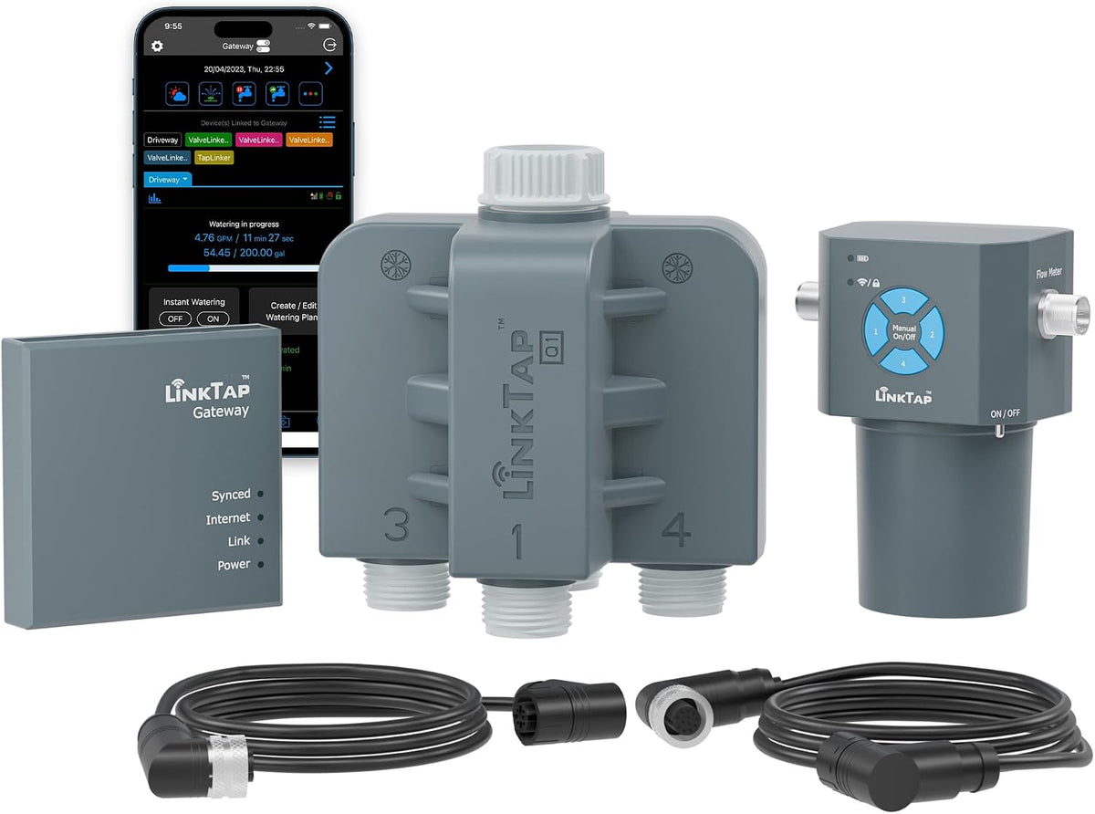 LinkTap D1 2-Zone Sprinkler Timer (Req. Gateway), Fault Detection & Alerts
