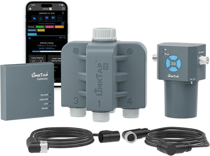 LinkTap D1 2-Zone Sprinkler Timer (Req. Gateway), Fault Detection & Alerts