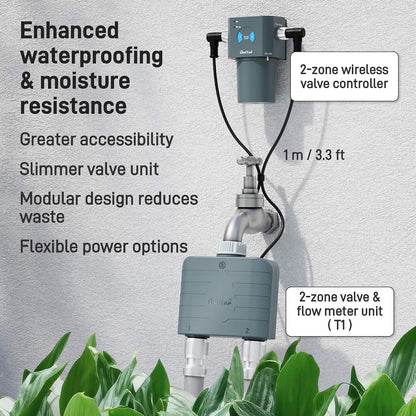 LinkTap D1 2-Zone Sprinkler Timer (Req. Gateway), Fault Detection & Alerts