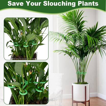 16PCS Plant Stem Support, Plant Stem Holder for Indoor Plants, Climbing Houseplant Stem Supports, Reusable Plant Stabilizer