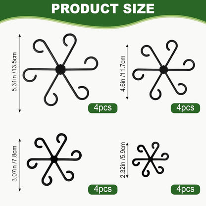 16PCS Plant Stem Support, Plant Stem Holder for Indoor Plants, Climbing Houseplant Stem Supports, Reusable Plant Stabilizer