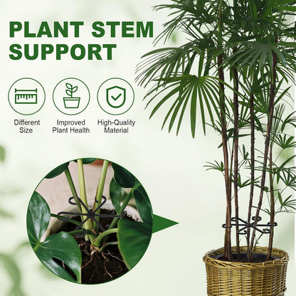 16PCS Plant Stem Support, Plant Stem Holder for Indoor Plants, Climbing Houseplant Stem Supports, Reusable Plant Stabilizer