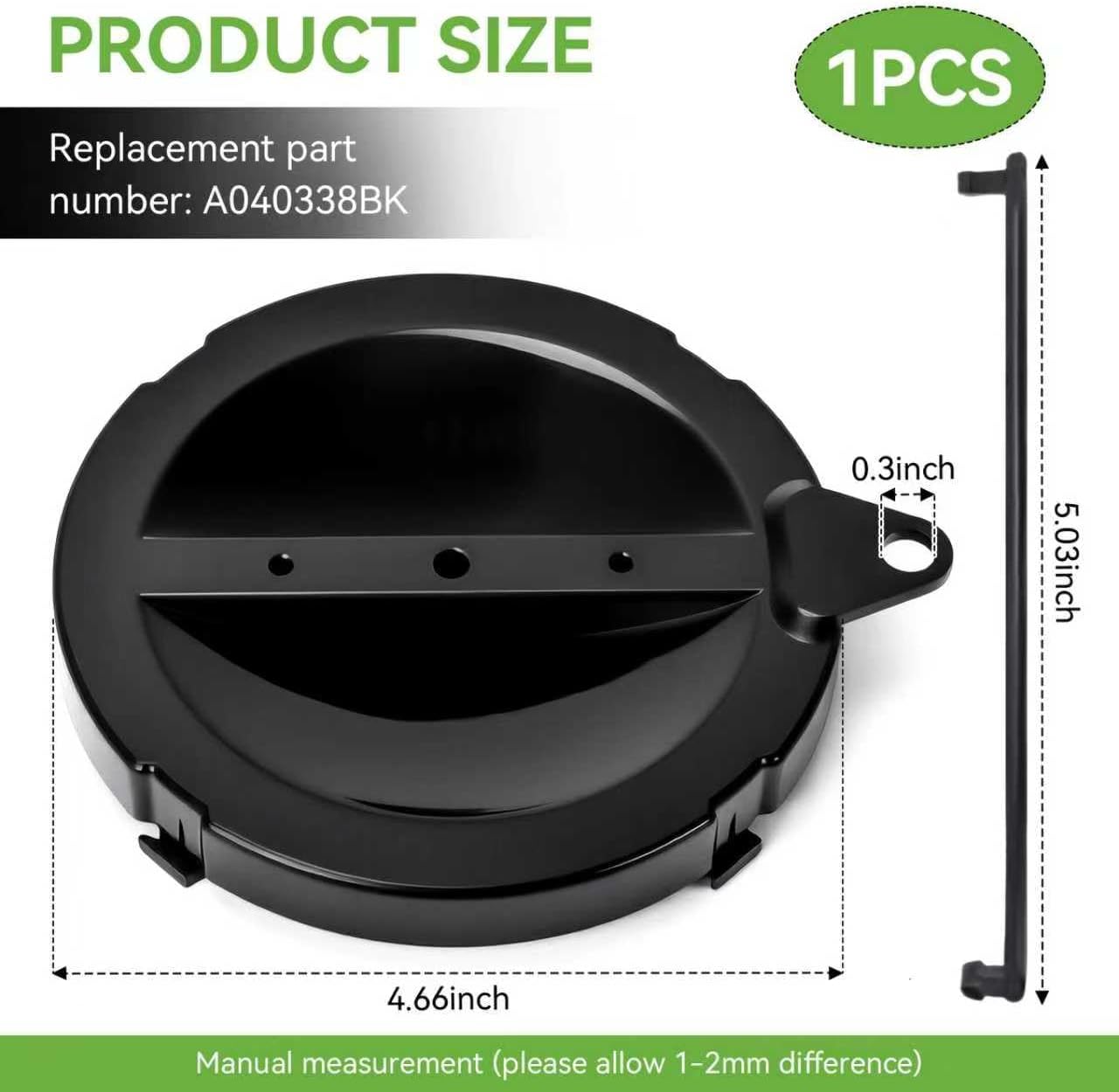 A040338BK Cap/Strap for Hose Carriers Compatible with Valterra
