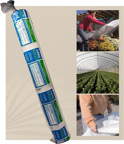 N-Sulate Plant Cover Fabric 1.5 oz, 12 x 250 Feet – Frost Cloth Blanket for Vegetables, Flowers, Fruit Trees, Tomatoes, Raised Garden Beds, and Outdoor Winter Freeze Protection