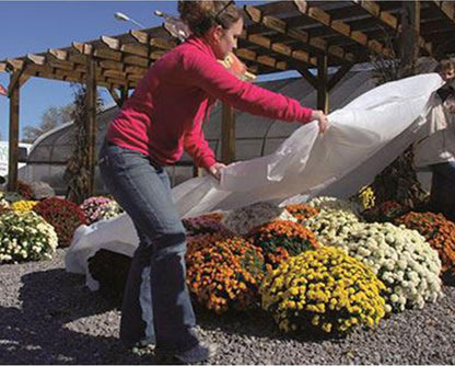 N-Sulate Plant Cover Fabric 1.5 oz, 12 x 250 Feet – Frost Cloth Blanket for Vegetables, Flowers, Fruit Trees, Tomatoes, Raised Garden Beds, and Outdoor Winter Freeze Protection