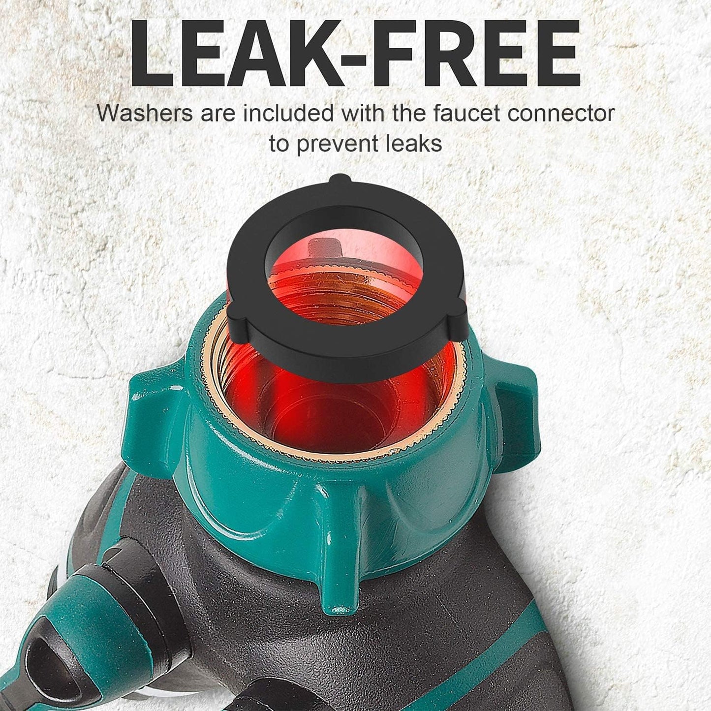 Garden Hose Splitter 2 Way - Water Hose Splitter with Long Handle Garden Hose Shut off Valve Double Y Connector Faucet Splitter Hose Connector