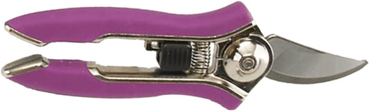ColorPoint Stainless Steel Compact Garden Pruning Shears, Hand Pruner, Garden Clippers, with Heavy Duty Blade and Easy grip Handle, Berry
