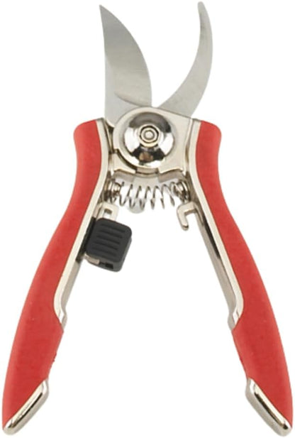 ColorPoint Stainless Steel Compact Garden Pruning Shears, Hand Pruner, Garden Clippers, with Heavy Duty Blade and Easy grip Handle, Berry