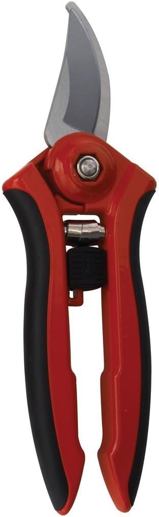 ColorPoint Stainless Steel Compact Garden Pruning Shears, Hand Pruner, Garden Clippers, with Heavy Duty Blade and Easy grip Handle, Berry