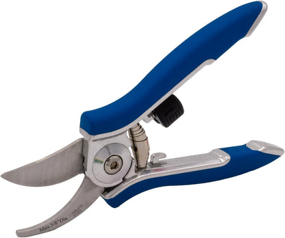 ColorPoint Stainless Steel Compact Garden Pruning Shears, Hand Pruner, Garden Clippers, with Heavy Duty Blade and Easy grip Handle, Berry