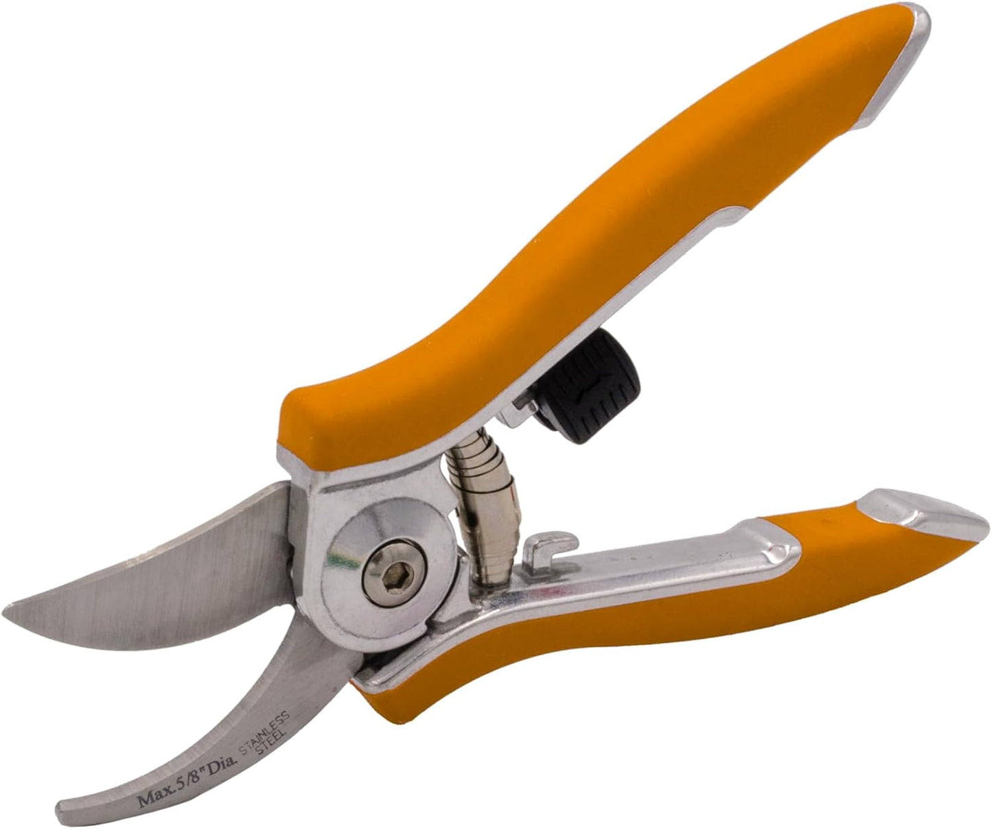 ColorPoint Stainless Steel Compact Garden Pruning Shears, Hand Pruner, Garden Clippers, with Heavy Duty Blade and Easy grip Handle, Berry
