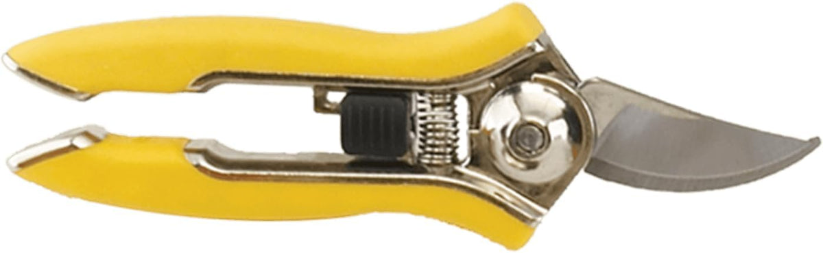 ColorPoint Stainless Steel Compact Garden Pruning Shears, Hand Pruner, Garden Clippers, with Heavy Duty Blade and Easy grip Handle, Berry