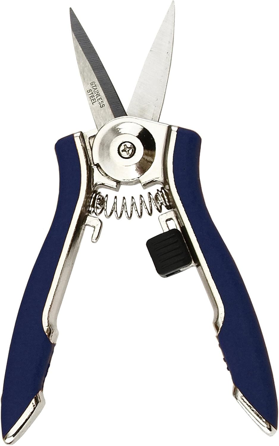 ColorPoint Stainless Steel Compact Garden Pruning Shears, Hand Pruner, Garden Clippers, with Heavy Duty Blade and Easy grip Handle, Berry