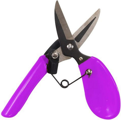 ColorPoint Stainless Steel Compact Garden Pruning Shears, Hand Pruner, Garden Clippers, with Heavy Duty Blade and Easy grip Handle, Berry