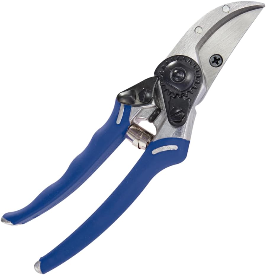 ColorPoint Stainless Steel Compact Garden Pruning Shears, Hand Pruner, Garden Clippers, with Heavy Duty Blade and Easy grip Handle, Berry