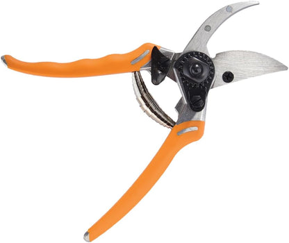 ColorPoint Stainless Steel Compact Garden Pruning Shears, Hand Pruner, Garden Clippers, with Heavy Duty Blade and Easy grip Handle, Berry