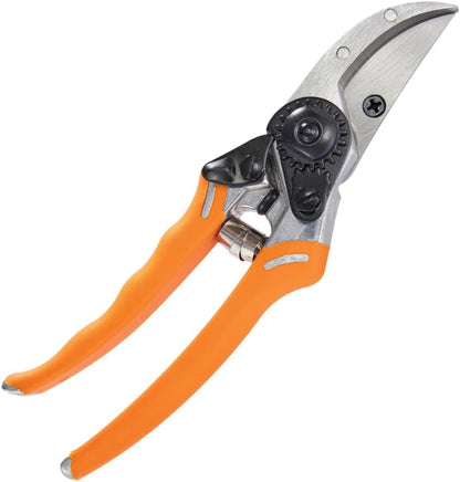 ColorPoint Stainless Steel Compact Garden Pruning Shears, Hand Pruner, Garden Clippers, with Heavy Duty Blade and Easy grip Handle, Berry