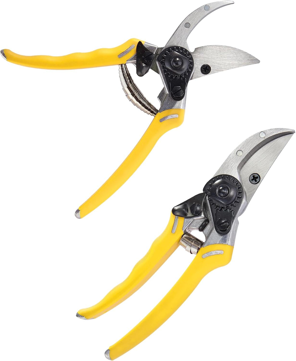 ColorPoint Stainless Steel Compact Garden Pruning Shears, Hand Pruner, Garden Clippers, with Heavy Duty Blade and Easy grip Handle, Berry