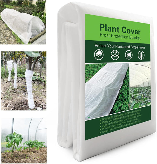 Plant Covers Freeze Protection 6.5x16ft Frost Cloth for Winter Outdoor