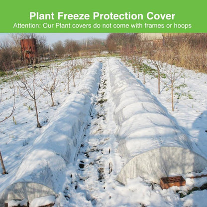 Plant Covers Freeze Protection 6.5x16ft Frost Cloth for Winter Outdoor