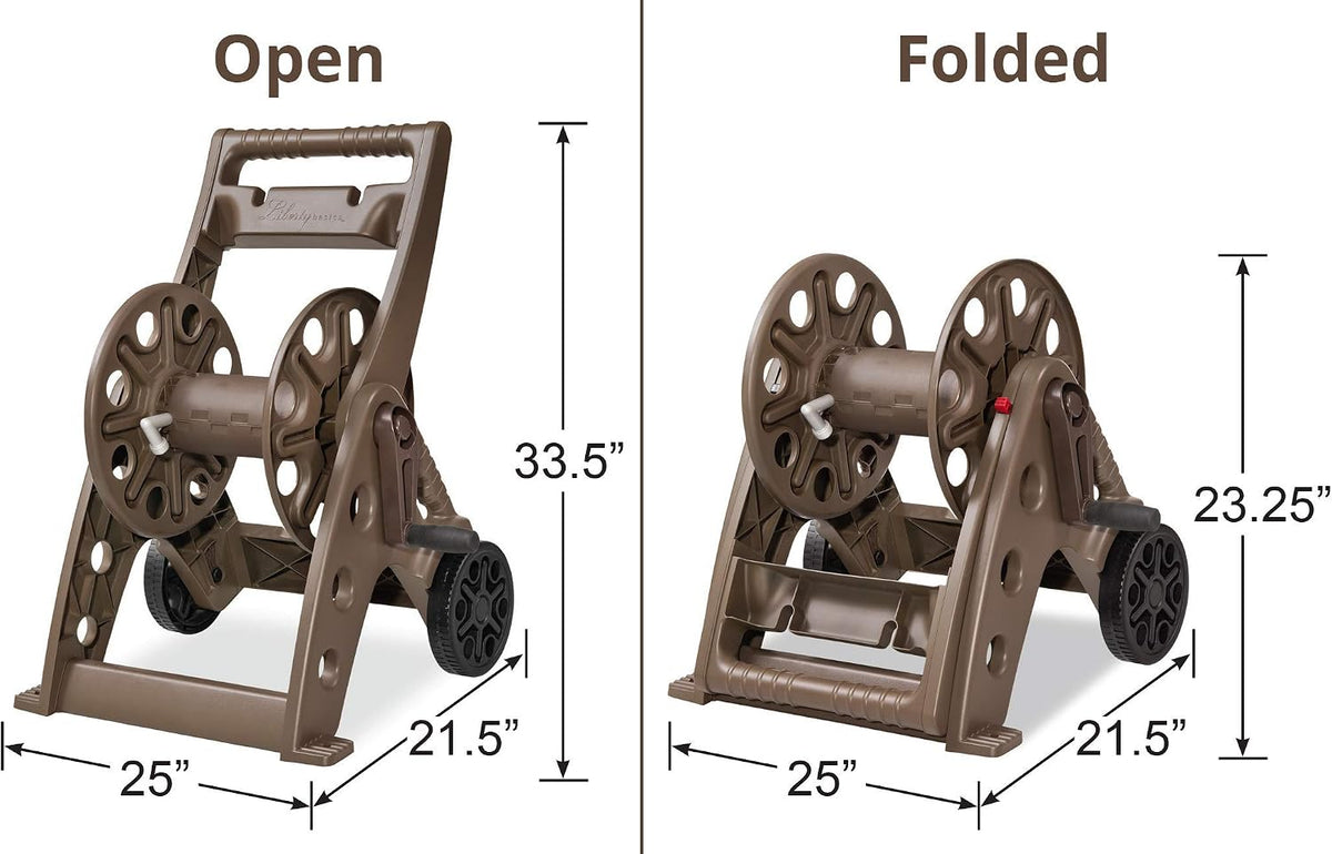 Liberty Basics 510 Wall Mount Hose Reel, Bronze