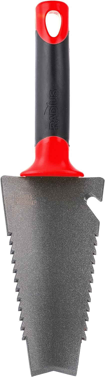 Root Slayer 16011 Heavy Duty Garden Trowel, Red