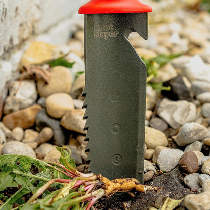 Root Slayer 16011 Heavy Duty Garden Trowel, Red