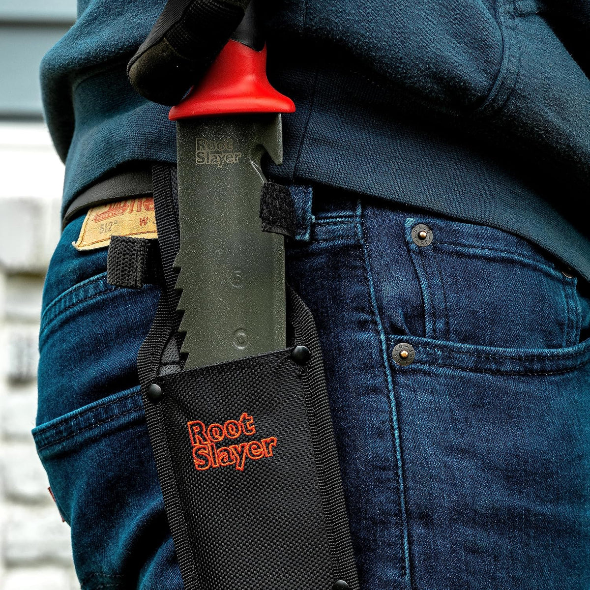 Root Slayer 16011 Heavy Duty Garden Trowel, Red